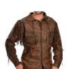 Mountain Man Buckskin Leather Shirt