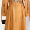 Leather Wedding Dress Powwow Regalia WLC149