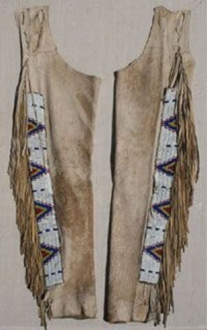Handmade Beaded Chaps