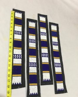 Handmade Native American Sioux Design Beadwork 2 Stripes BWD136