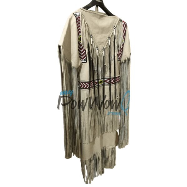 Leather Wedding Dress Powwow Regalia PWD210