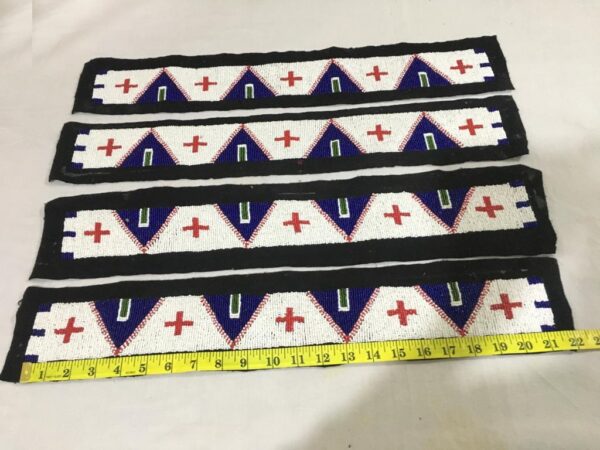 Native American Beadwork for Powwow 2 Stripes BWD157