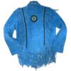 23B Western Leather Fringe Jacket for Men FJS23