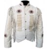 Western Leather Fringe Jacket for Men