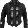 23l Western Leather Fringe Jacket for Men FJS23