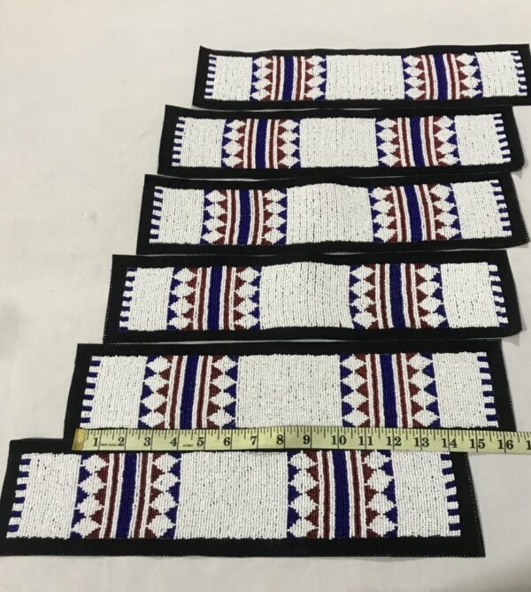 Native American Beadwork for Powwow 2 Stripes BWD240