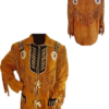 57C Western Leather Fringe Jacket for Men FJS57