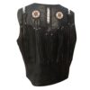 Western Leather Fringe Vest for Men VJ107