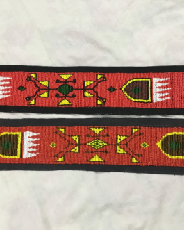 Handmade Native American Sioux Design Beadwork 2 Stripes BWD205