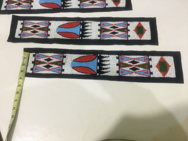 Native American Beadwork for Powwow 2 Stripes BWD48