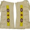 Handmade Beaded Chaps for Powwow Leggings