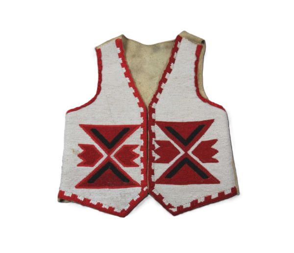 Native American Handmade Beaded Vest for Powwow