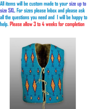 Handmade Beaded Vest