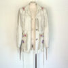 Western Leather Fringe Jacket for Men