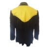 Western Leather Fringe Jacket for Men FJ1045