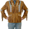 Western Leather Fringe Jacket for Men539 Western Leather Fringe Jacket for Men