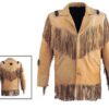 Western Leather Fringe Jacket for Men86 Western Leather Fringe Jacket for Men