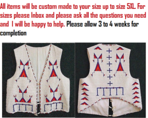 Handmade Beaded Vest