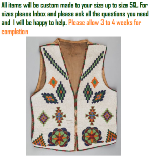 Handmade Beaded Vest