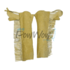 LEATHER CHAPS-BEIGE 06 Leather Fringe Chaps For Powwow Men NAC04
