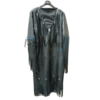 Leather Wedding Dress Powwow Regalia WDBLK22