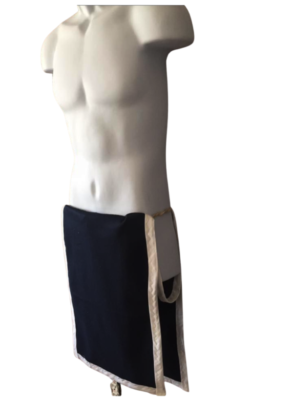 Native American Style Black Wool Breechcloths, loincloth Powwow Regalia Flap BRCH02