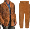 Leather Fringe Outfit For Men