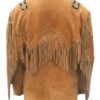 Western Leather Fringe Outfit For Men WSP01