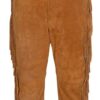 Western Brown Suede Fringe Pants Western Brown Suede Fringe Pants