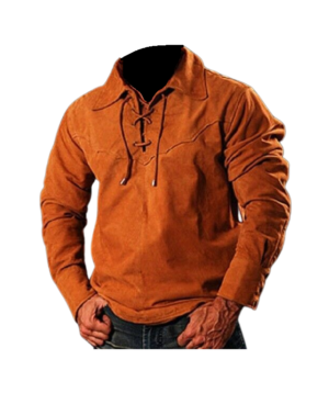 Mountain Man Buckskin Leather Shirt