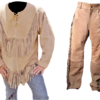 Leather Fringe Outfit For Men