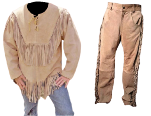 Leather Fringe Outfit For Men