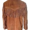 Western Leather Fringe Outfit For Men WJP17