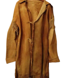 Old West Cowboy Brown Buckskin Suede Hide Western Suit Coat & Pant WJP201