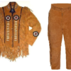 Leather Fringe Outfit For Men