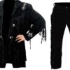 Leather Fringe Outfit For Men
