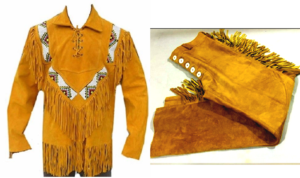 Leather Fringe Outfit For Men