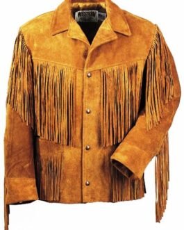 Old West Cowboy Golden Brown Buckskin Suede Hide Western Suit Jacket & Pant WJP50