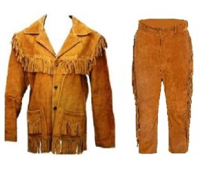 Leather Fringe Outfit For Men
