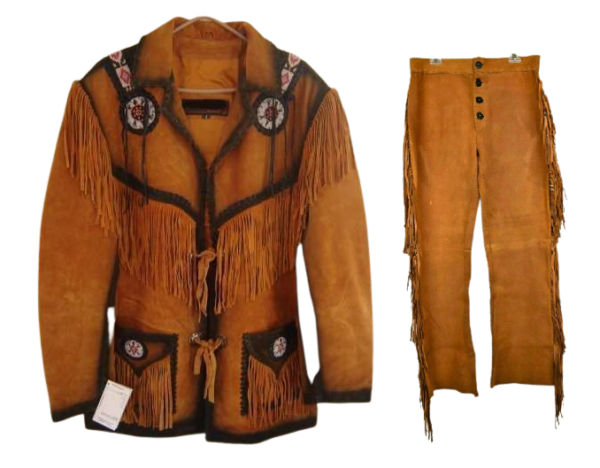 Leather Fringe Outfit For Men