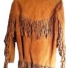 Western Leather Fringe Outfit For Men WJP60