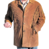 Western Leather Fringe Outfit For Men WJP62