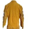 Western Leather Fringe Outfit For Men WSP86