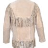 Western Leather Fringe Outfit For Men WSP04