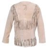 Western Leather Fringe Outfit For Men WSP04