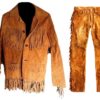Leather Fringe Outfit For Men