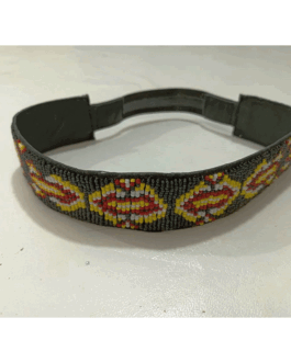 Handmade Native American Beaded Powwow Headband NHB102