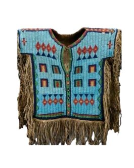 Native American Handmade Beaded Vest for Powwow CRV-1014