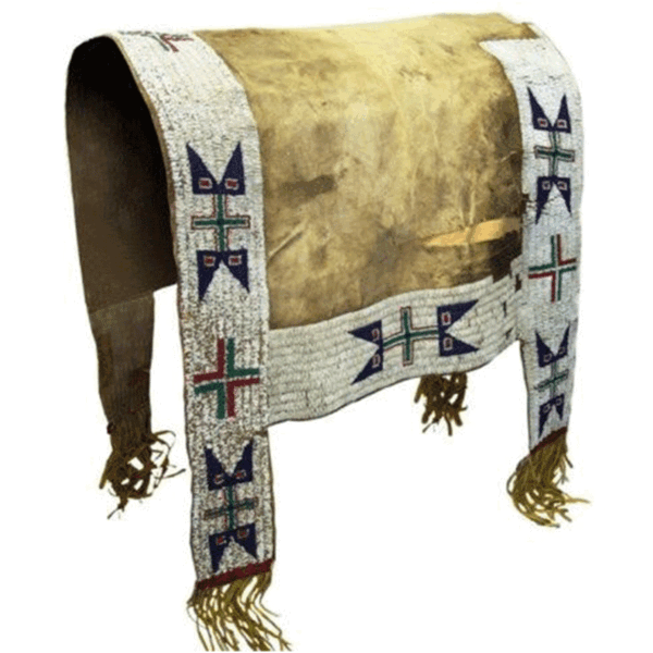 Native American Beaded Horse Saddle Blanket Powwow