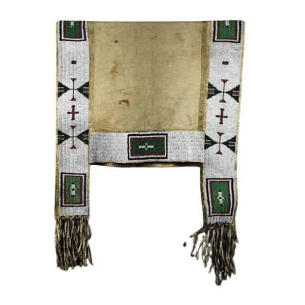 HORSE-SADDLE-NATIVE AMERICAN 6 Native American Beaded Horse Saddle Blanket Powwow